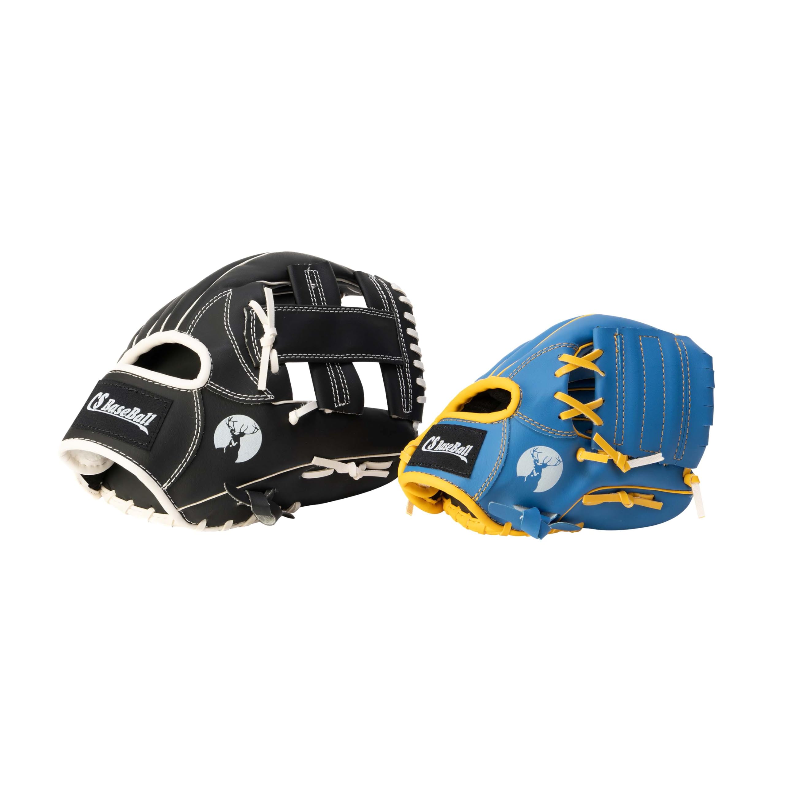 

Captain Stag Baseball Glove CS Parent-Child Glove Set [Adult (11-inch) and Child (9-inch) / Right-Handed Throw / Softball / All-Around] UX-2657