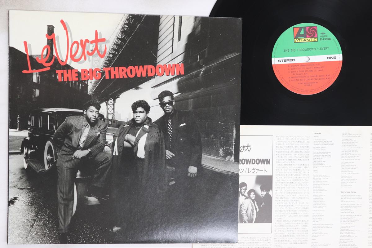 

LP Record LEVERT - Big Throwdown P13598 Atlantic 1987 Japan Soul/Funk Used