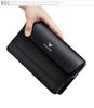 Emperor Paul Men's Genuine Leather Clutch with Password Lock - Large Capacity, High-End Business Style