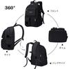 Backpack for Women and 14 2 Large Inch PC Storage High School Commuting To Black New Model [FANDARE] Girls, Pockets, Layers, Capacity, 15.6 Backpack,