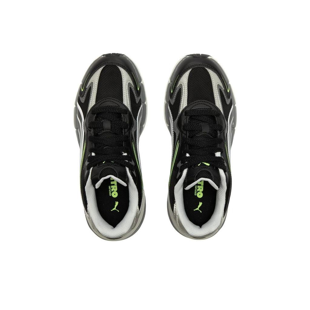 Puma Teveris Nitro Noughties Fabric Leather Sports Low-Top Lifestyle Shoes Unisex Sneaker Black 388920-07