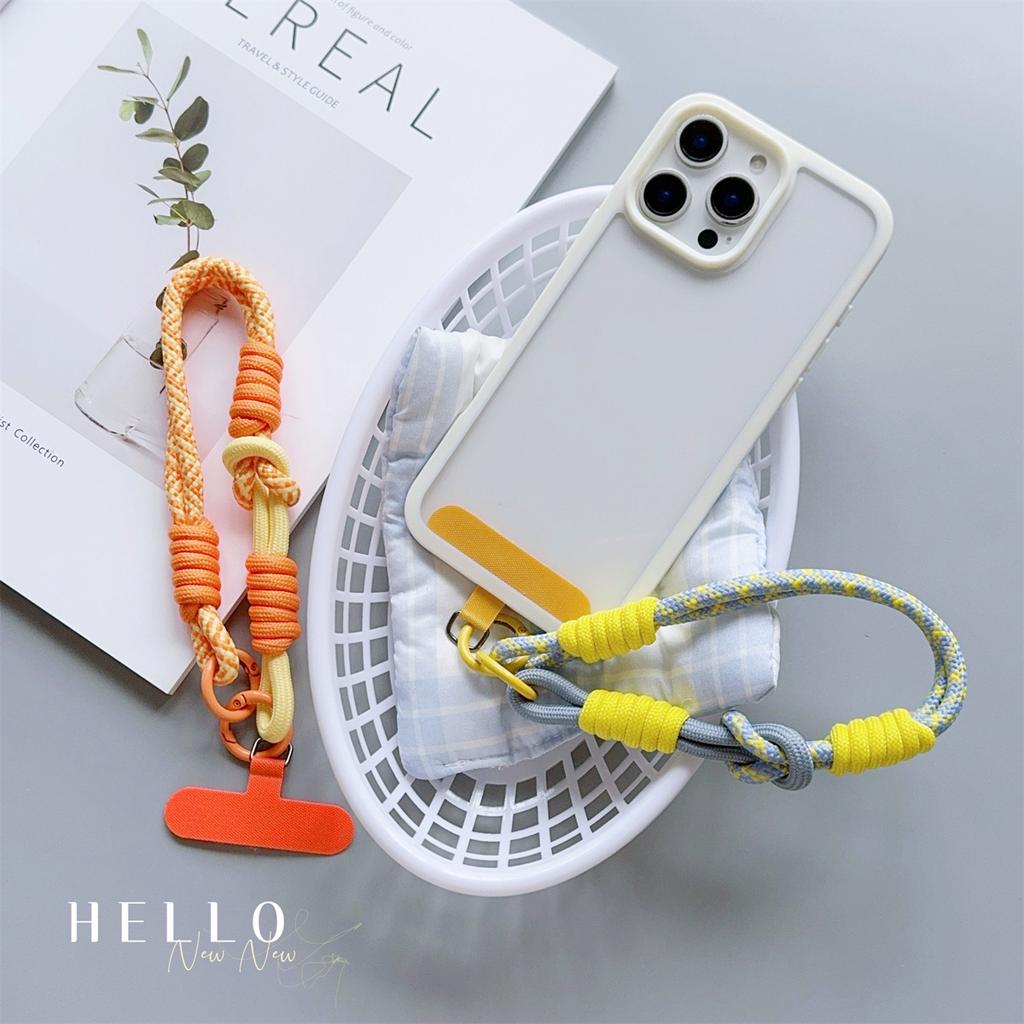 1Pc Cellphone Straps Hanging Cord Mobile Phone Lanyard Short Wrist Strap Charm Anti-lost Chain for Women Keychain Pendant