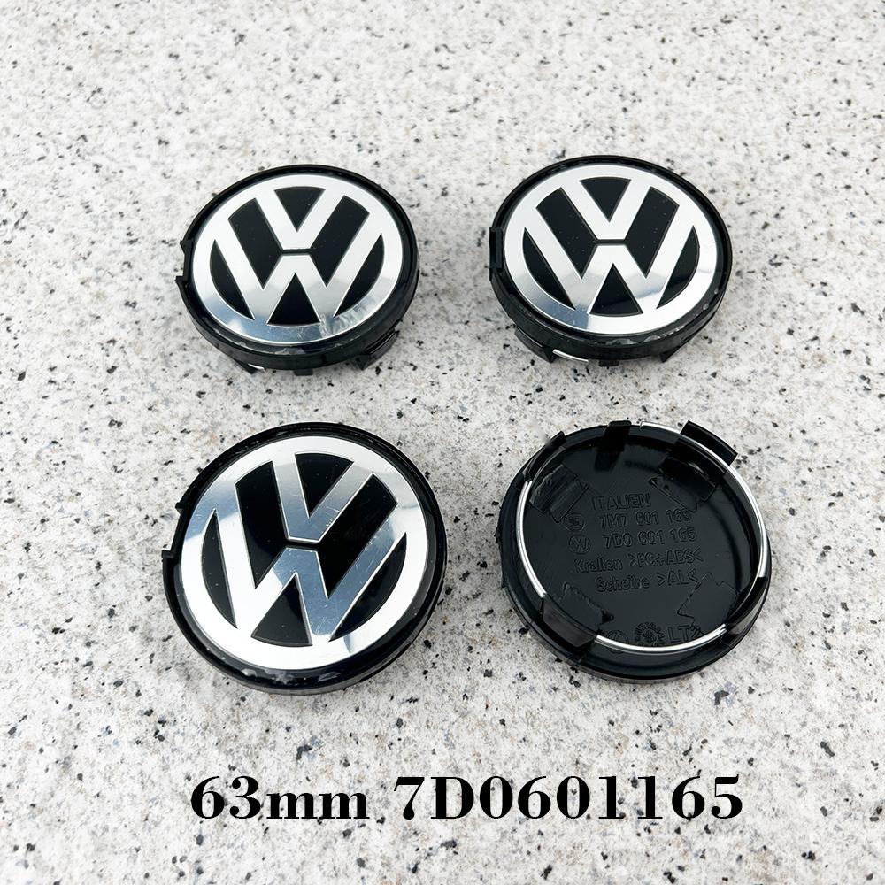 UDXKW1 4pcs 55mm 56mm 65mm Car Wheel Center Hub Caps Cover for VW Volkswagen Golf Polo Passat Touran GTI CC B5 B6 Jetta accessories