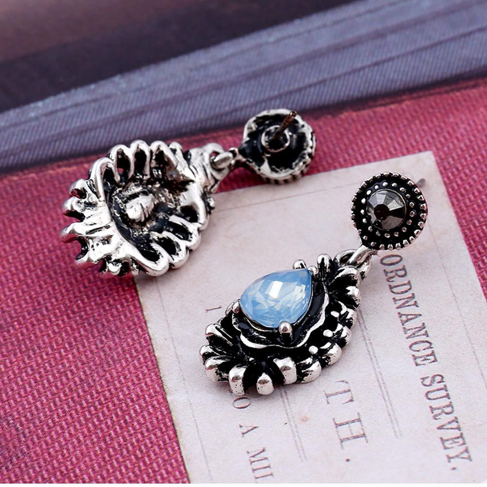 Elegant European Zirconia Water Drop Earrings for Women - Luxury Bridal Studs