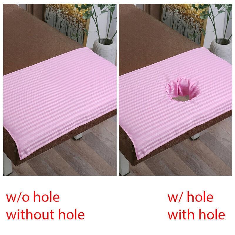 5PCS Beauty Bed Sheet SMS Massage SPA Salon Table Cover Bedside Face Hole Towels