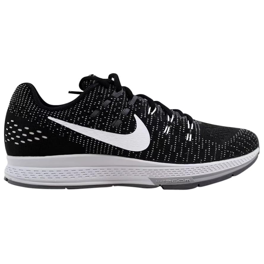 Nike Air Zoom Structure 19 Black Unisex Sneakers White-Dark-Grey 806580-001