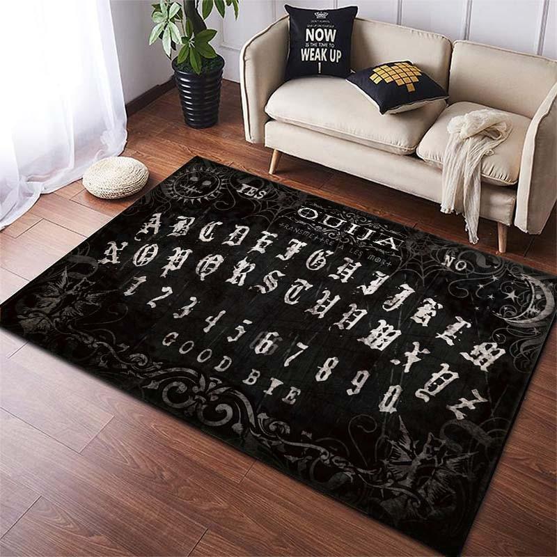 Ouija-Brett, großer Teppich für Wohnzimmer, Teppich, Schlafzimmer, Badematte, weicher Teppich, Heimdekoration