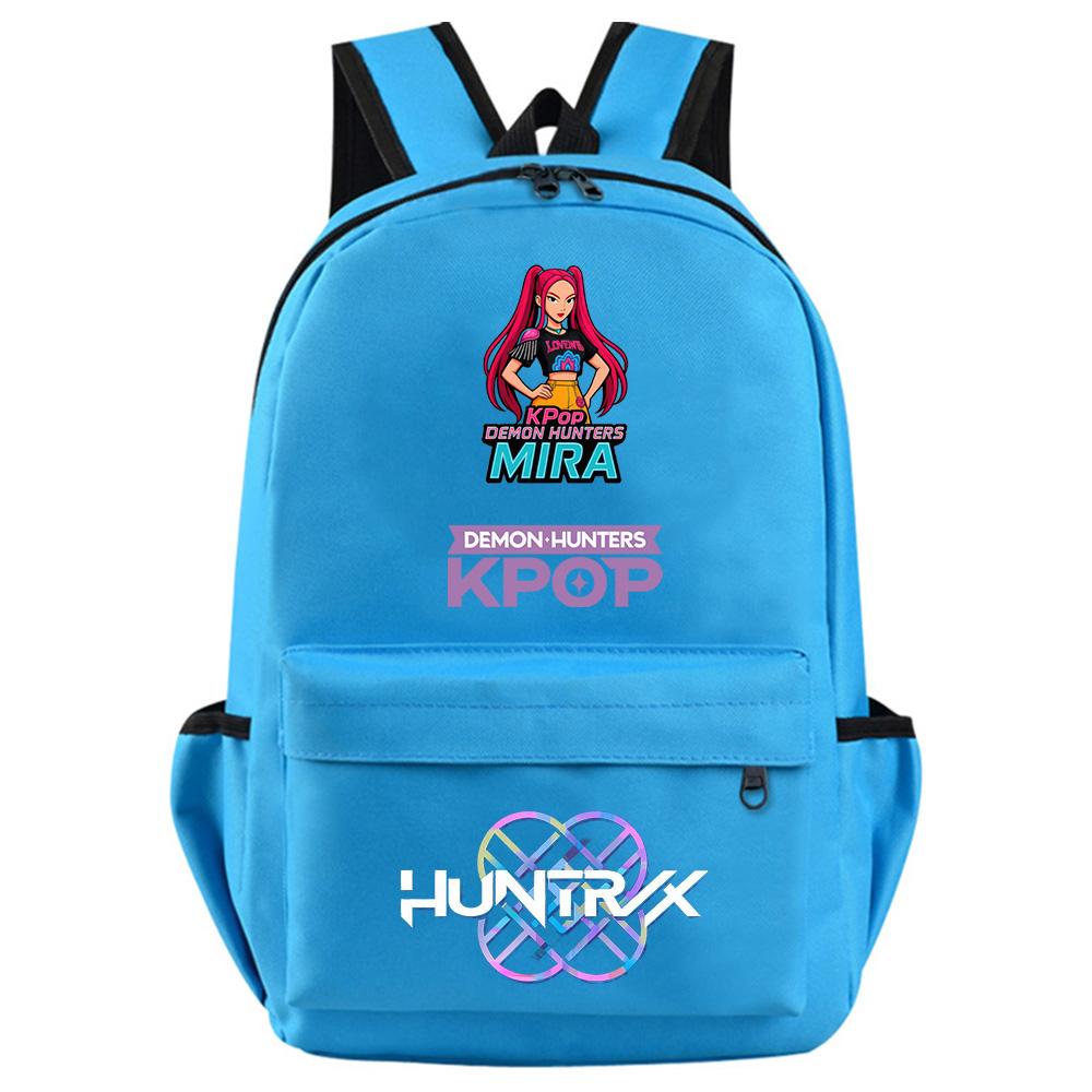 Anime Kpop Demon Hunters Printed Backpack for Teenager Student Girl Boy Bookbag Schoolbag Women Large Capacity Travel Bag Kid Gift Rucksak