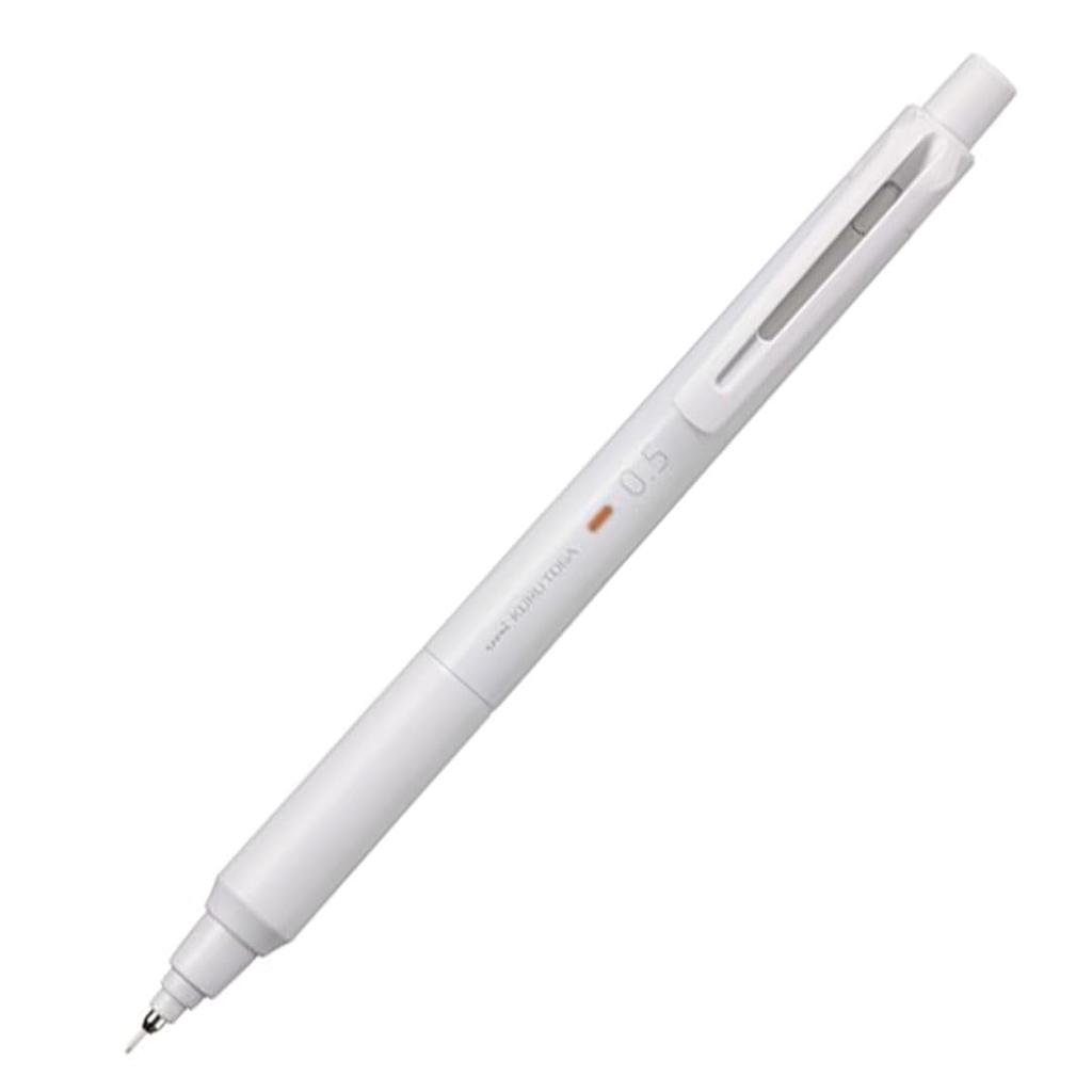 Mitsubishi Pencil Kurutoga Mechanical Pencil Refill Set KS Model Light Color Case HB [Kurutoga 0.5mm Gray] + [Uni 0.5mm White]