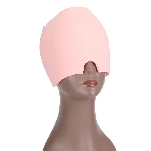 

Migraine Gel Ice Head Wrap Cold Compress And Hot Compress Face Mask Sleep Tool рожевий