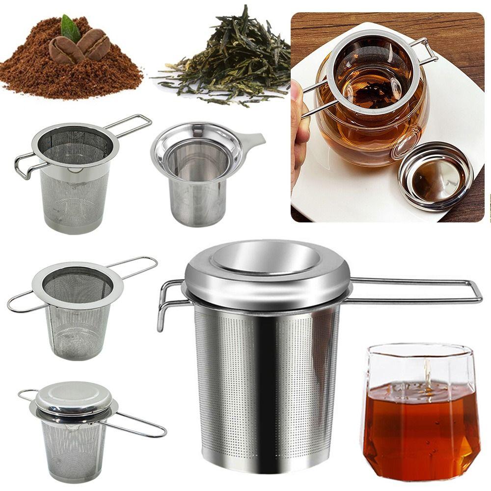Reusable Tea Infuser Filter Stainless Steel Leaf Spice Filter Creative Mesh Tea Infuser Tea