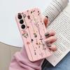 Case For Samsung Galaxy S22 S 22 Plus Ultra Phone Cover Cute Cartoon Candy Painted Soft TPU Coque For Samsung S24 S25 Plus Funda