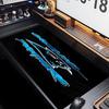 Carolina Panthers Thema Premium rutschfestes Mauspadd mit genähten Kanten, strapazierfähiges Gummi-Material, für Schreibtisch & Gaming, Tolle Geschenke