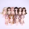 1Set Lovely 16CM 1/8 Nude Doll Girl Toy Kids Gift 3D Simulation Eyes 13 Joint Multi Expression Little Dollhouse