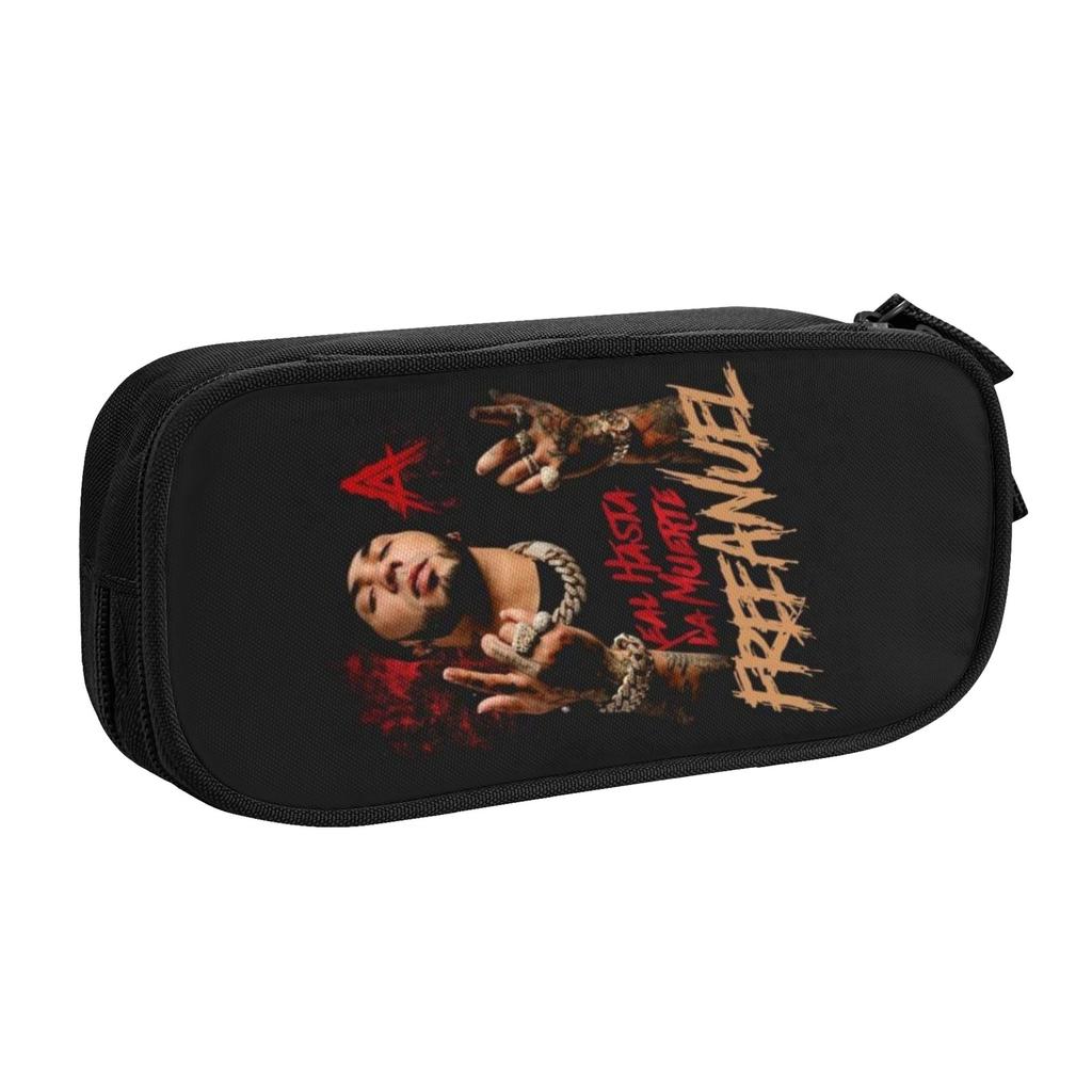Anuel AA Puerto Rican Rapper And Singer MIRAME Kawaii Pencil Case Boy Girl Large Capacity Pencil Bag Student School