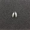 925 Sterling Silver Small Feather Stud Earrings for Women Party Pendientes Brincos Prevent Allergy Jewelry Eh560