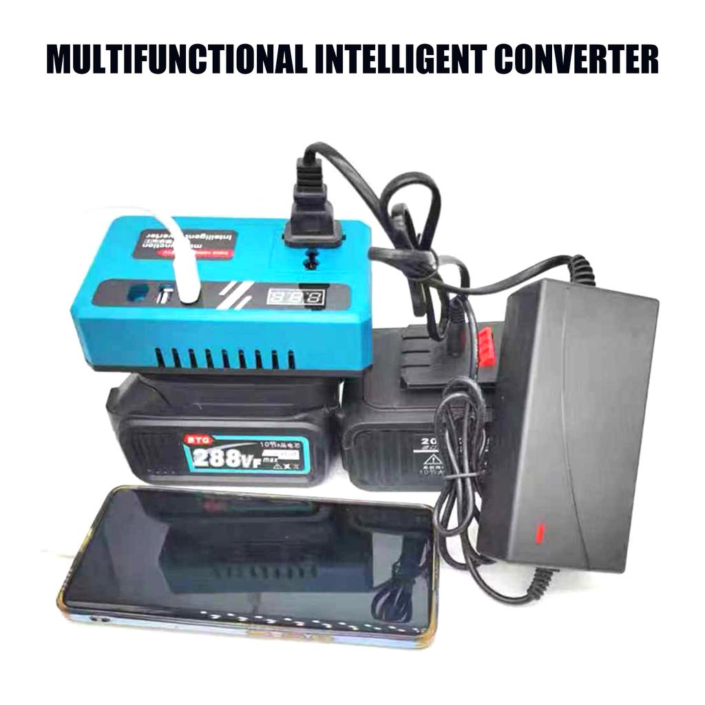 21V To 220V Voltage Converter Intelligent Inverter Electric Tool Power inverters Power Conversion Power Tool Accessories