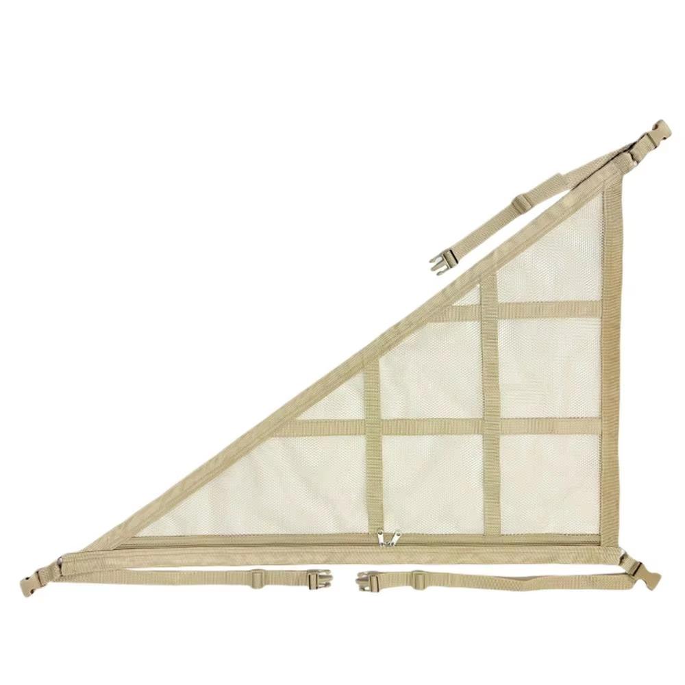

Противопадение Автомобильная Потолочная Треугольная Сетка Двухслойная Сетчатая Органайзер для Крыши Внедорожник Beige 80*53cm