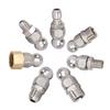 Professional Pressure Washer Drain Cleaning Nozzle High Pressure Water Jet Pipe Nozzle Unclogging Steel Sewer & Pipe Maintenance
