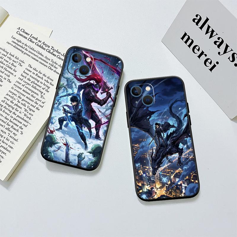QE3 Anime Sung JinWoo Hülle für Samsung Galaxy M06 M15 M16 M35 M55 M56 A36 A42 A50 A50S A51 A52 A32 A33 A05 A05S A06 A16 A20