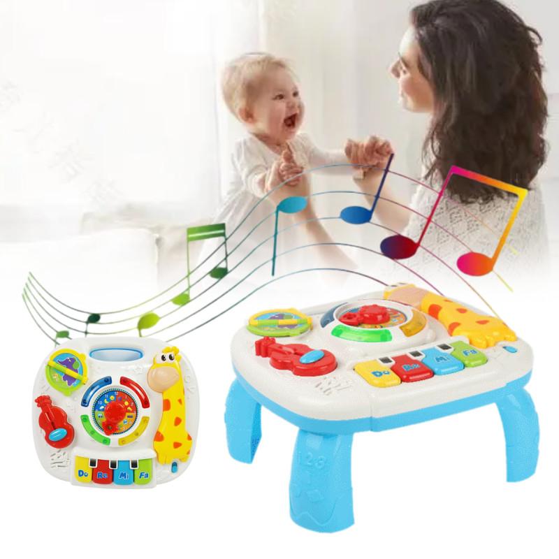 Hersity Learning Musical Activity Table Baby Toys With Lights And Sounds Gifts