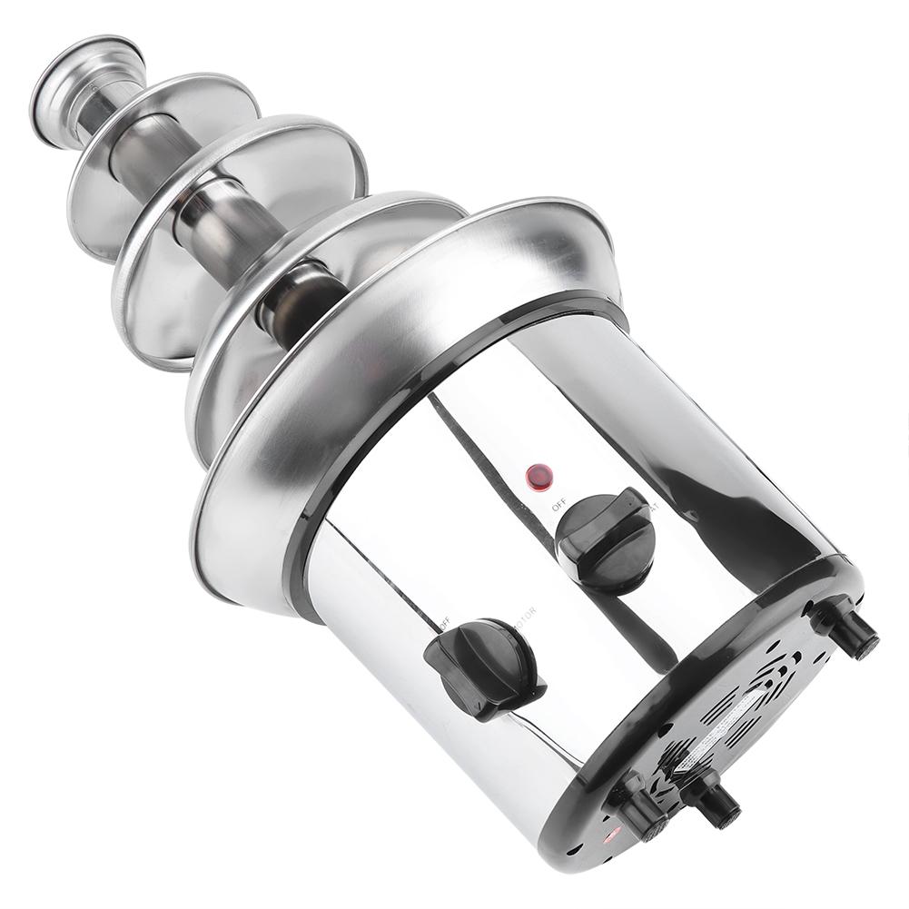 Fântână electrică de topire a ciocolatei cu 4 niveluri