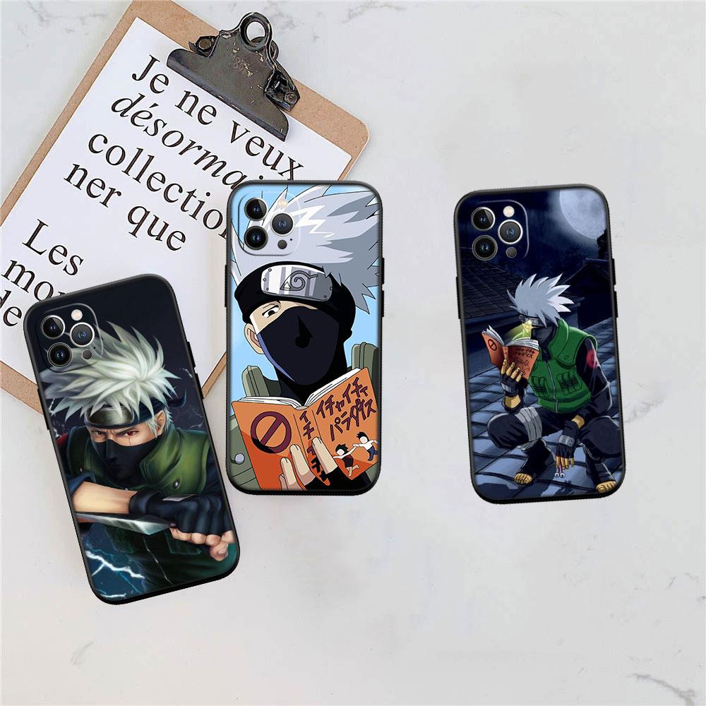 PP49 Naruto Kakashi Soft Shell Phone Case for Samsung Galaxy S20 S21 S22 Ultra FE + Plus A21S A22 A24 A25 A26 A30 A30S A31