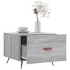 Coffee Table Gray Sonoma 50x50x40 cm Particleboard