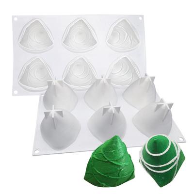 6 Even Zongzi Mousse Kuchen Silikonform Drachenboot Festival Eiscremeform DIY