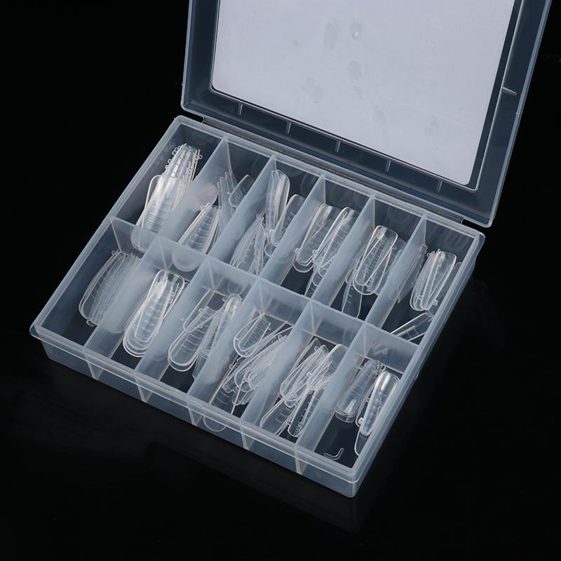 Fake Nails Extension Gel Dual Nail Form Coffin Nails Full Cover 120Pcs