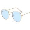 Classic Small Frame Round Sunglasses Women/Men  Designer Alloy Mirror Sun Glasses Vintage Eyeglass