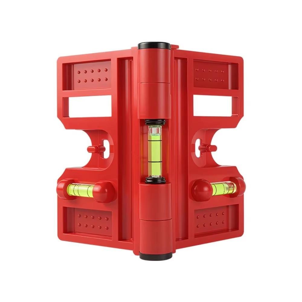 4Pcs Foldable Pipe Angle Level With Magnetic Base Equipped With 15-degree Incremental Stops For Spirit Level