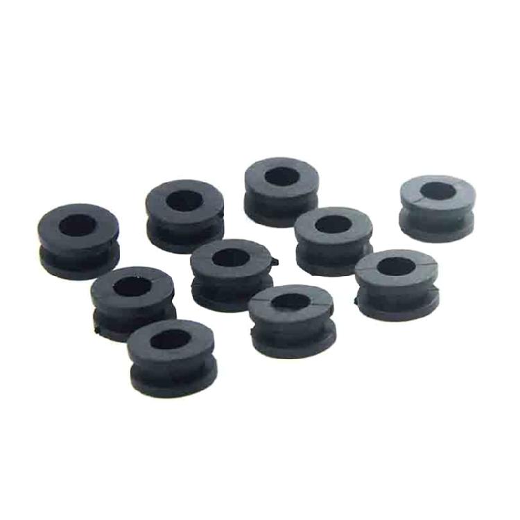 10x Rubber Side Cover Grommets Upper Tail Lower Middle Fairings Rings Nuts