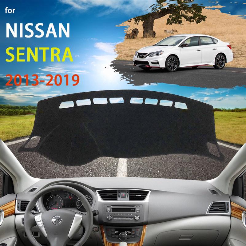 for Nissan Sentra Sylphy Pulsar B17 2013~ Dashboard Pads Protective Car Accessories Dash Board Carpet Anti-UV Dash 2017 2018