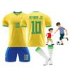 High-quality 2223 Brazil Football Uniform Set For Adults And Kids Outdoor Fitness And Sports
