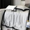 Ummer Cool Quilt Set of Four, 100 Strands of Heavenly Silk Cool Ice Silk Summer Quilt