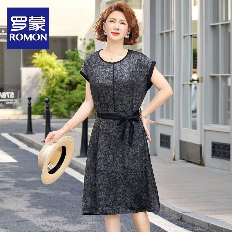 Romon Women s Elegant Short-Sleeve Summer Dress 4XL