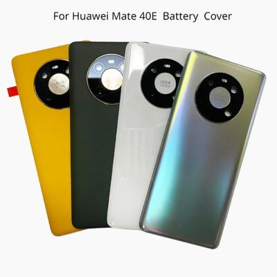 Para Huawei Mate 40E Tampa de vidro da bateria Tampa traseira da porta traseira Parte de substituição com lente da câmera