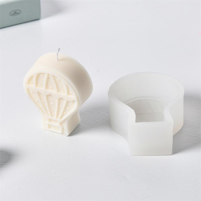 Heißluftballon Silikonform Kuchenbackform DIY Ballondesign Duftgips Seife Auto Aromatherapie Dekoration Harzform
