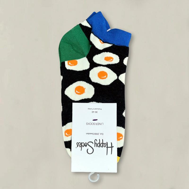 Happy Socks Womens Ankle Cartoon Cute Cotton Low Cut Colorful Casual