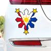 Pride Philippines Car Stickers Decal Vinyl Detachable Waterproof Outdoor Car Bumper Window Notebook Computer Decoration Car Accessories JM50