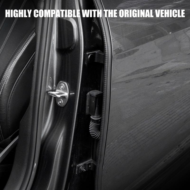 2Pcs Car Door Seal Strips Rubber Noise Reduction Trim Automotive Rubber Sealing Strips Set Suitable for Dashboard Space