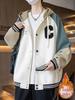 Fleece-Lined Baseball Jacket for 13-15 Year Old Boys – Thick, Warm Autumn/Winter Style for Teens