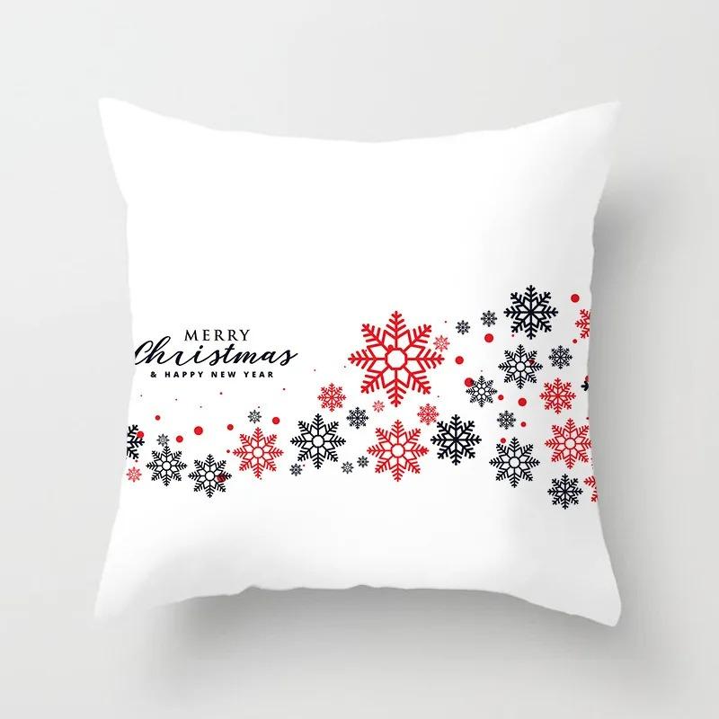 Christmas Themed Pillowcases Car Accessories Office Santa Claus Living Room Sofa Home Pillowcases