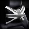 Cuscino poggiatesta auto in pelle automobilistica all'ingrosso cuscino in cotone PP rosso rete Union Jack cuscino