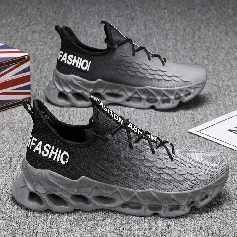 MAEDEF Running Shoes Mens Lightweight Breathable Mesh Non Slip Comfort Walking Shoes Abrasion Resistant Fashion Sneakers