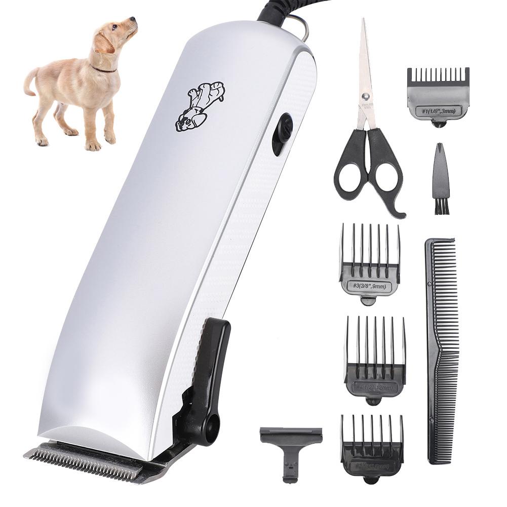 Profesjonell elektrisk kjæledyrhårklipper Hund Kattehårtrimmer Stelleverktøy EU-plugg 220V
