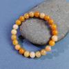 This 8mm topaz natural stone hand-woven bracelet is suitable for both men and women, making it a perfect gift for friends and family or for parties.
