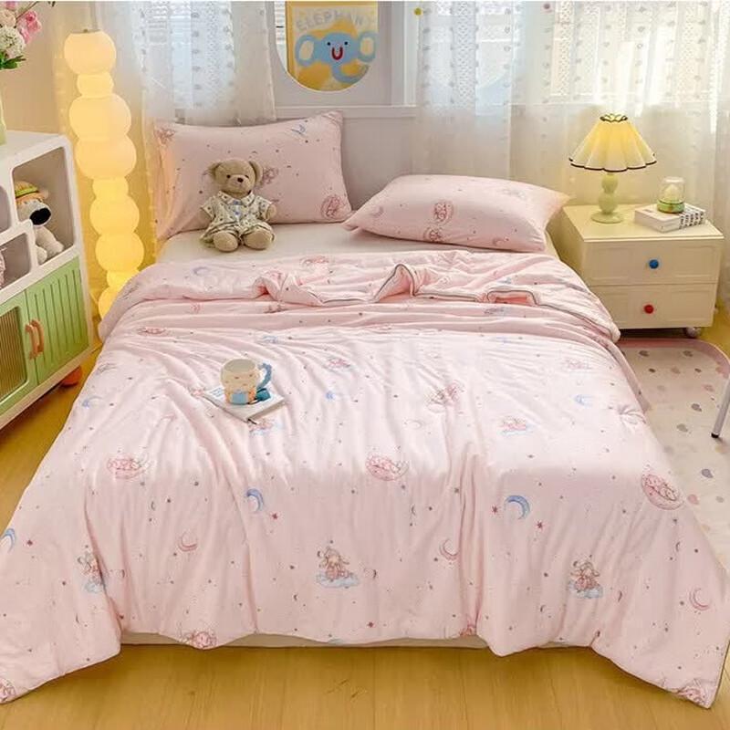 Moonlight Rabbit Cooling Washable Summer Quilt