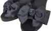 Elegant Interior Platform Room Shoes with 8cm One Size Fits Ribbon, Heel, Black, All, 71034SP-BK